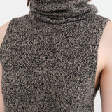 Baserange Apparel Womens Sweaters Kem Turtleneck Vest