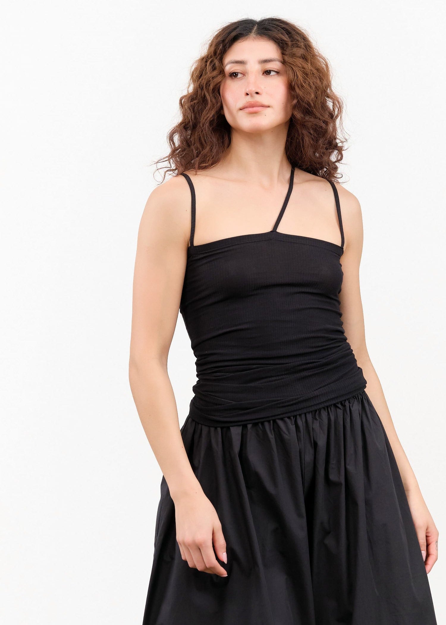 Baserange Apparel Womens Blouses Nida Tank in Black