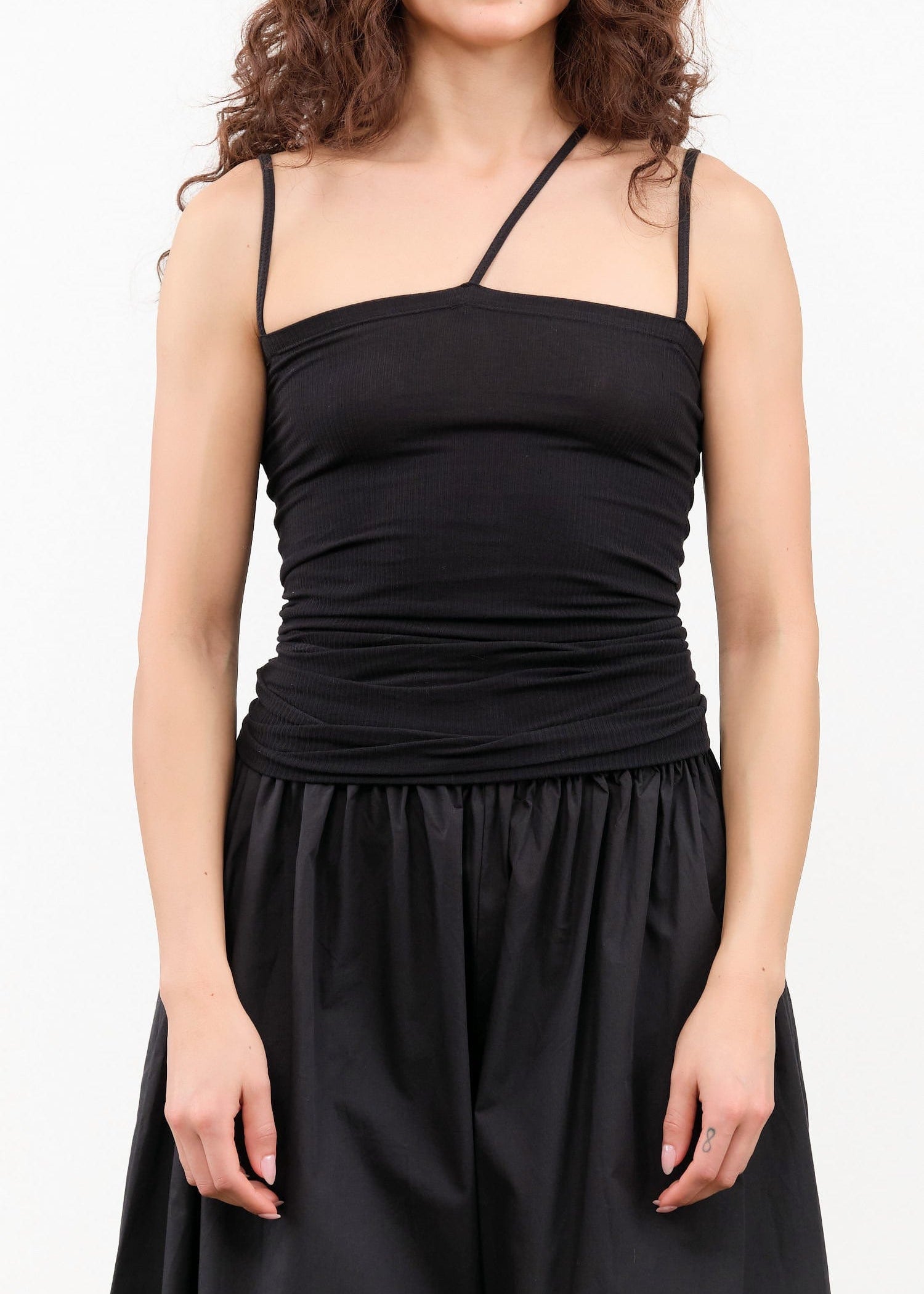 Baserange Apparel Womens Blouses Nida Tank in Black