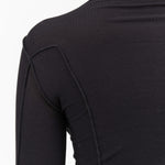 Baserange Designer Brand Long Sleeve Tight Omato Turtleneck Underwear with Exposed Seams in Black