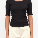 Pama 3/4 Top by Baserange in Black