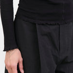Baserange Apparel Womens Tees Pama Long Sleeve Tee in Black
