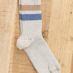 Baserange Accessories Socks and Tights Race Overankle Socks in Grey Melange Grey Melange / 36-39