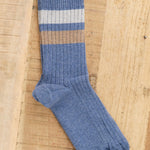 Baserange Accessories Socks and Tights Race Overankle Socks in Blue Melange Blue Melange / 36-39