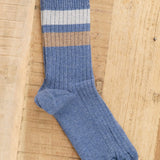 Baserange Accessories Socks and Tights Race Overankle Socks in Blue Melange Blue Melange / 36-39