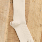 Baserange Accessories Socks and Tights Rib Overankle Socks in Undyed Undyed / 36-39