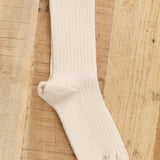 Baserange Accessories Socks and Tights Rib Overankle Socks in Undyed Undyed / 36-39
