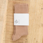 Baserange Accessories Socks and Tights Rib Overankle Socks in Aural