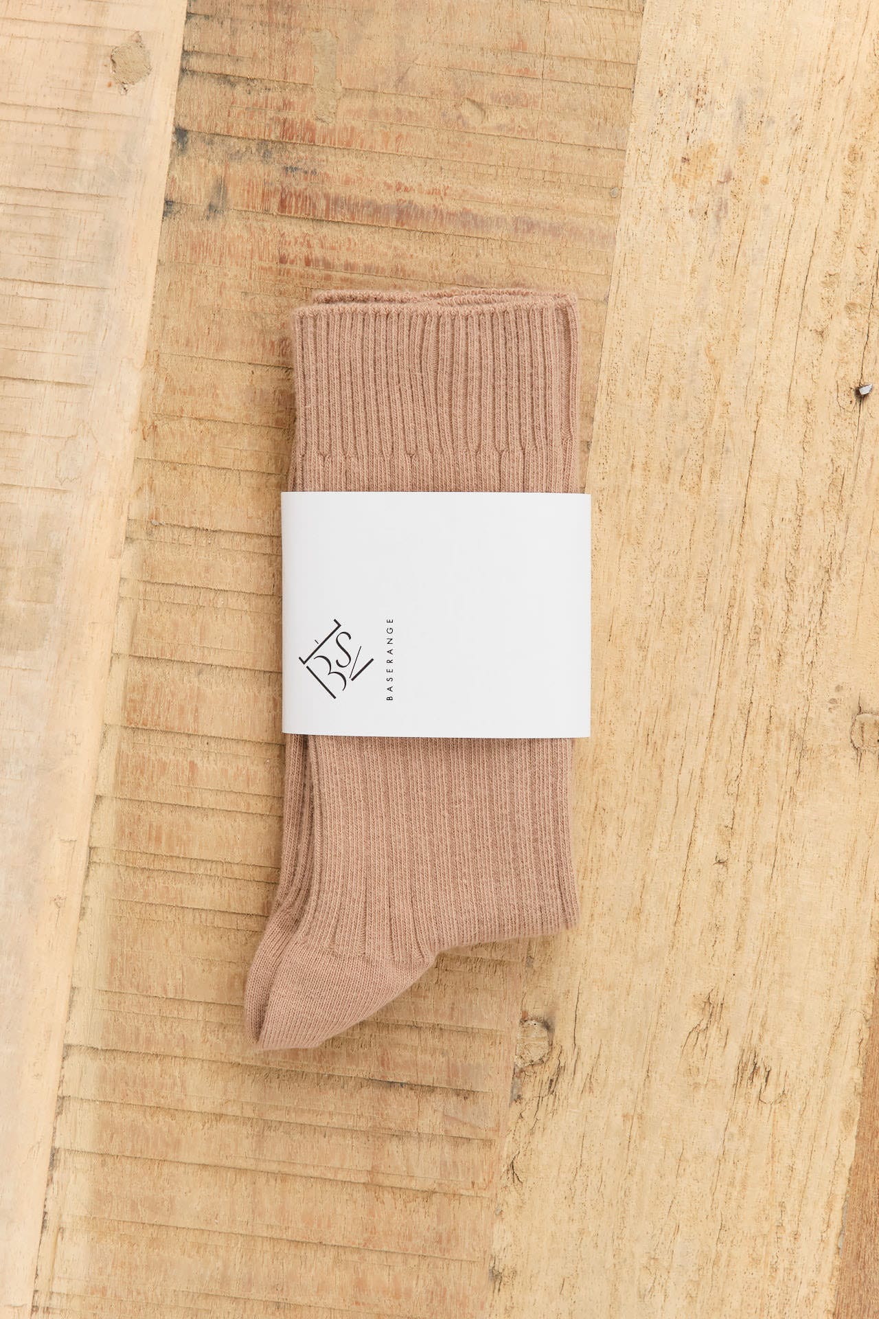 Baserange Accessories Socks and Tights Rib Overankle Socks in Aural