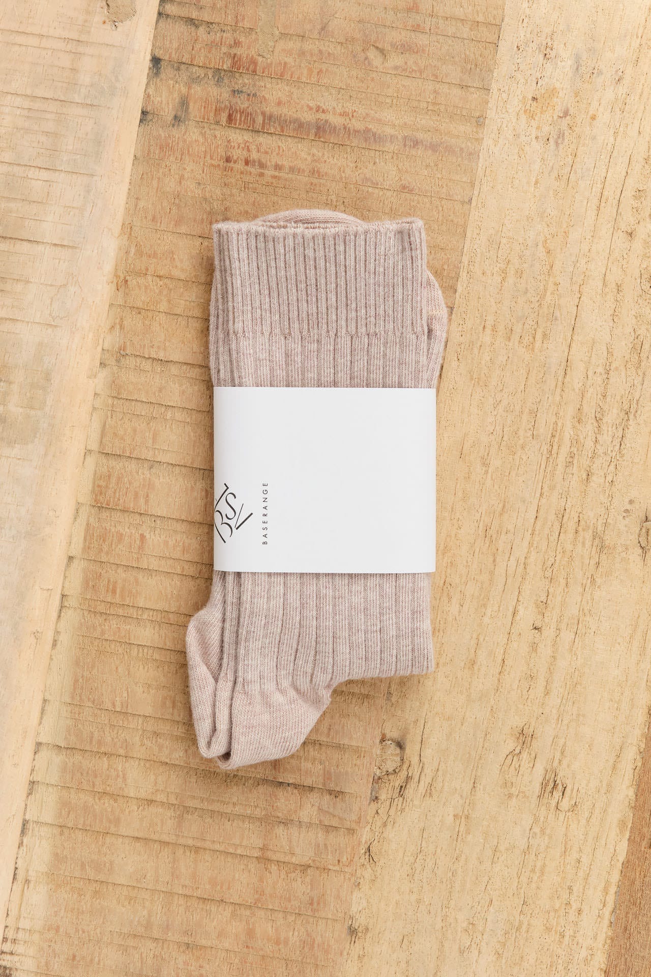 Baserange Accessories Socks and Tights Rib Overankle Socks in Haptic