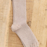 Baserange Accessories Socks and Tights Rib Overankle Socks in Haptic Haptic / 36-39