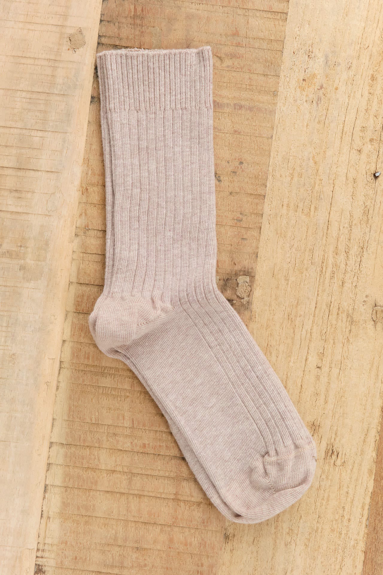 Baserange Accessories Socks and Tights Rib Overankle Socks in Haptic Haptic / 36-39