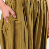 Black Crane Apparel Womens Pants Akari Pants in Dark Olive