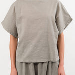 Black Crane Apparel Womens Blouses Boxed Top