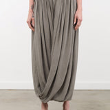 Black Crane Apparel Womens Skirts Double Layered Drapy Skirt