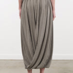 Black Crane Apparel Womens Skirts Double Layered Drapy Skirt