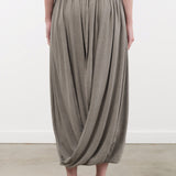 Black Crane Apparel Womens Skirts Double Layered Drapy Skirt