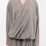 Black Crane Apparel Womens Blouses Drapy Shirt