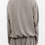 Black Crane Apparel Womens Blouses Drapy Shirt