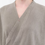 Black Crane Apparel Womens Blouses Drapy Shirt