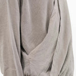 Black Crane Apparel Womens Blouses Drapy Shirt