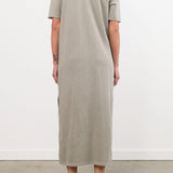 Black Crane Apparel Womens Dresses Long Tee Dress in Grey