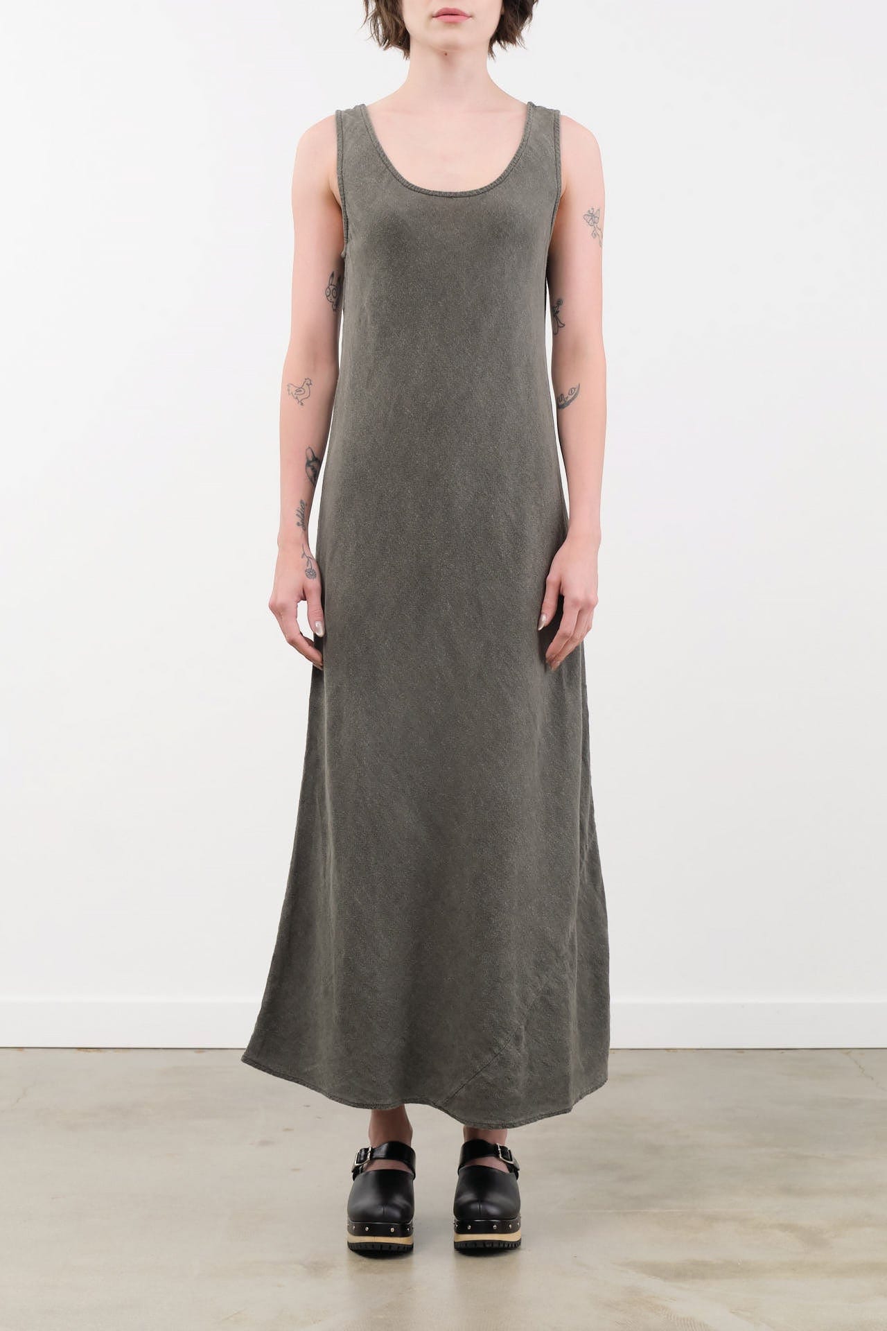 Black Crane | Maxi Dress Large | Cotton | Slate | Women's - Cedar & Hyde Mercantile Black Crane | Maxi Dress Large | Cotton | Slate | Women's - Cedar & Hyde Mercantile