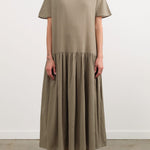 Black Crane Apparel Womens Dresses New Easy Dress in Cement