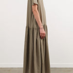 Black Crane Apparel Womens Dresses New Easy Dress in Cement