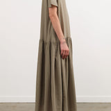 Black Crane Apparel Womens Dresses New Easy Dress in Cement