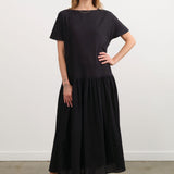 Black Crane Apparel Womens Dresses New Easy Dress in Sumi Black