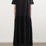 Black Crane Apparel Womens Dresses New Easy Dress in Sumi Black