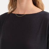 Black Crane Apparel Womens Dresses New Easy Dress in Sumi Black