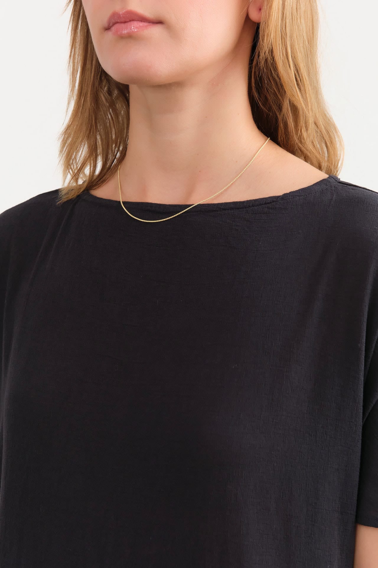 Black Crane Apparel Womens Dresses New Easy Dress in Sumi Black