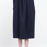 Back view of Sack Dress in Navy