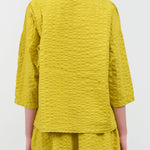 Back view of Square Neck Top in Turmeric