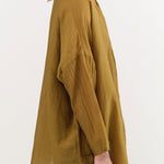 Black Crane Apparel Womens Blouses Square Shirts in Dark Olive
