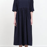 Front view of Tradi Dress in Navy