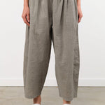 Black Crane Apparel Womens Pants Wide Pants in P. Grey