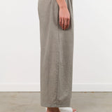 Black Crane Apparel Womens Pants Wide Pants in P. Grey