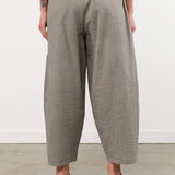 Black Crane Apparel Womens Pants Wide Pants in P. Grey