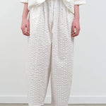 Front view of Wide Pants in White