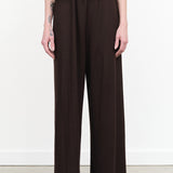 Wool Straight Pants by Black Crane in Cacao