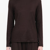 Wool Turtle Neck by Black Crane in Cacao