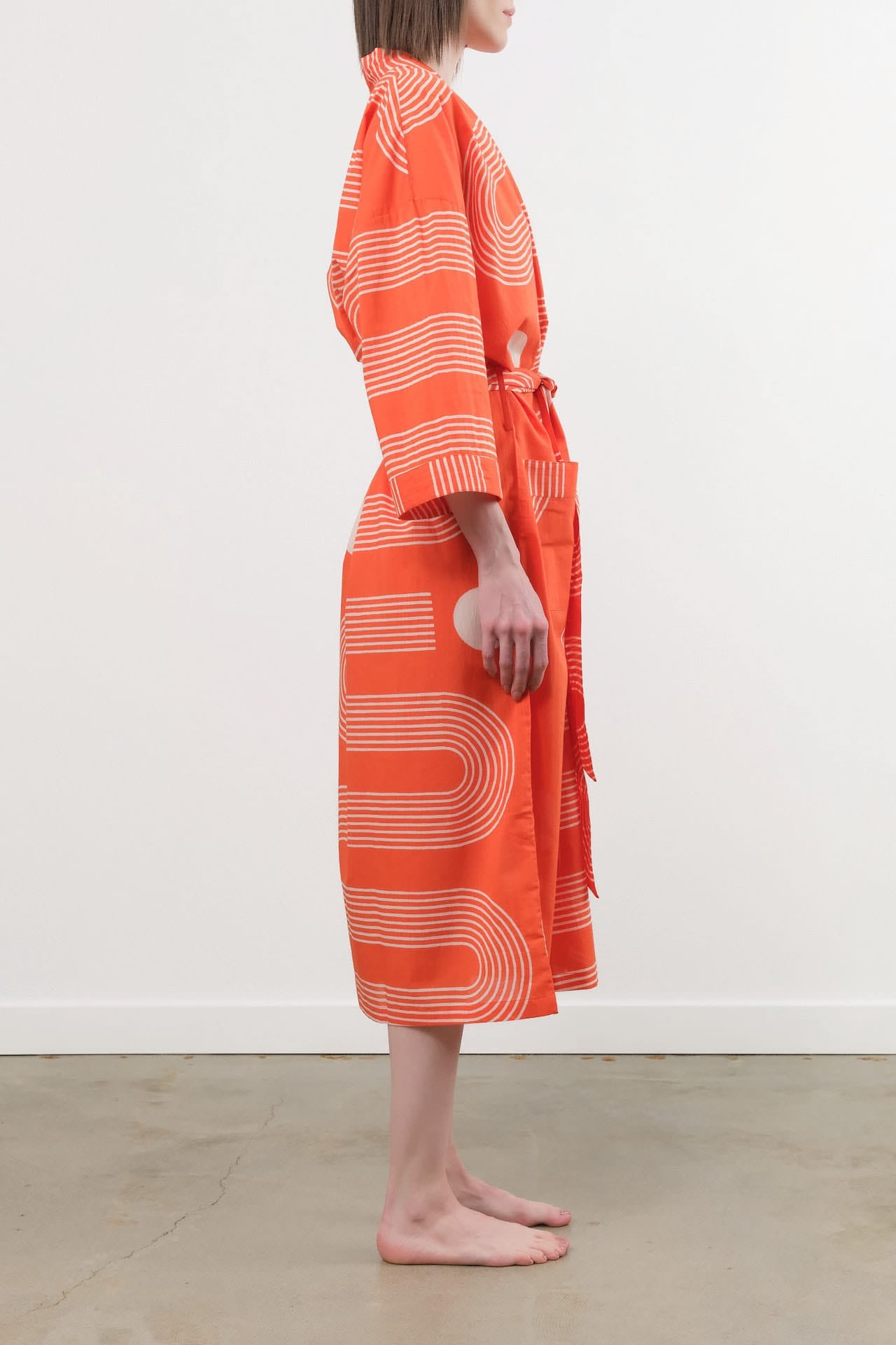 Block Shop Textiles Apparel Womens Lounge Sidewinder Robe