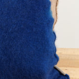 Suzusan Home Pillows Boushi Somewake Shibori Cashmere Knit Cushion in Dark Blue Dark Blue/Light Coffee / 18" X 18"