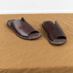 Azeca Sandal by Brador Shoes in Dark Brown