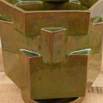 BZippy Home Planters Extra Large Hex Planter Analine Green
