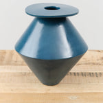 BZippy Ceramics Jumbo Diamond Vase in Almost Teal