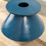 BZippy Ceramics Jumbo Diamond Vase in Almost Teal